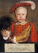 HOLBEIN, Hans the Younger Portrait of Prince Edward oil painting artist